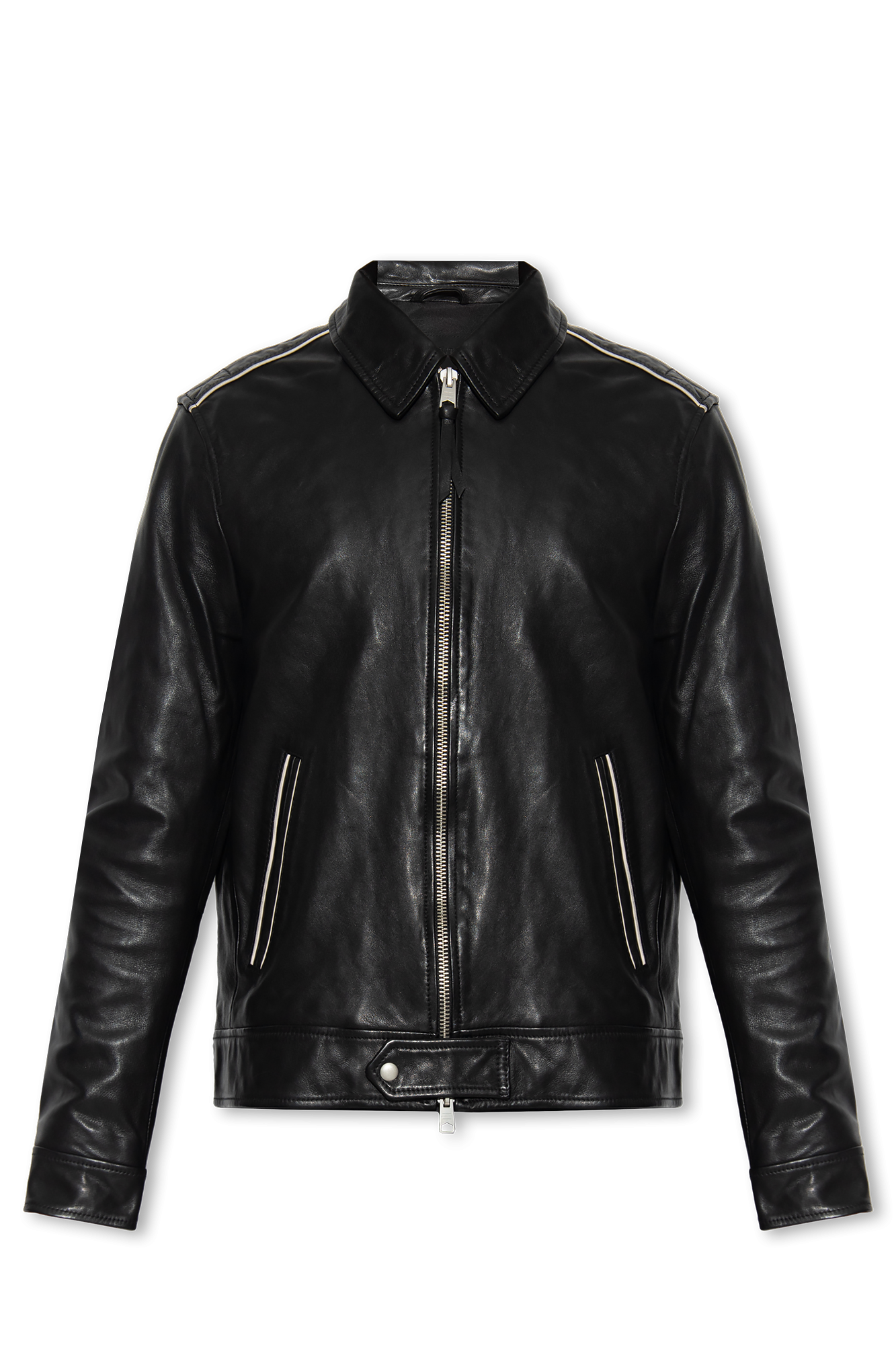 AllSaints 'Regis' leather jacket | Men's Clothing | Vitkac